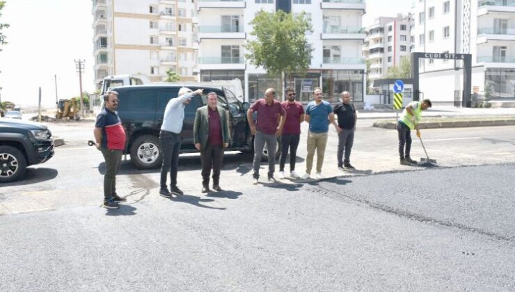 Diayarbakır’da 40 derece havada sıcak asfalt!
